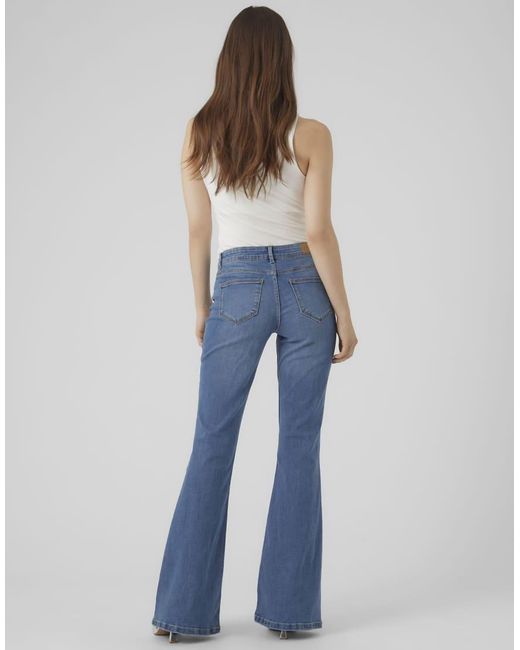 Vero Moda Blue Flared Fit Jeans