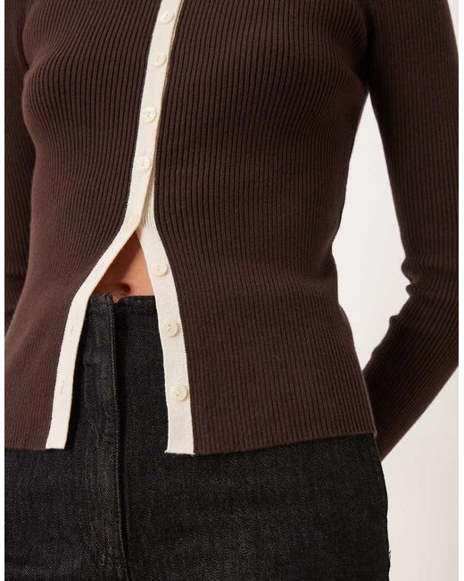 Abercrombie & Fitch Black Off Shoulder Top