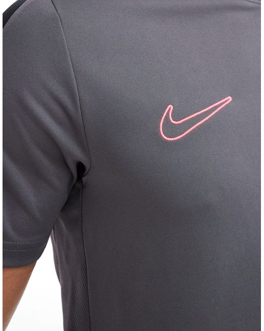 Nike - football academy - t-shirt grigia di Nike Football in Gray da Uomo