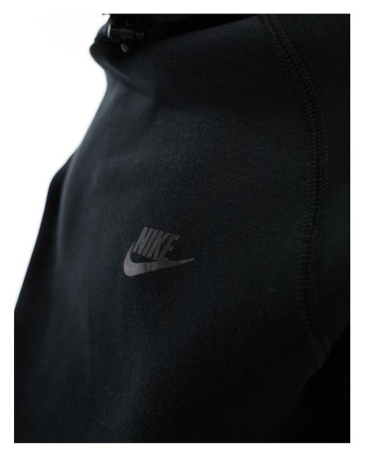 Sweat à capuche en tissu technique Nike pour homme en coloris Black
