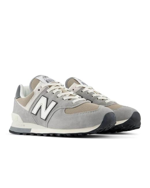 New Balance Gray 574 Trainers