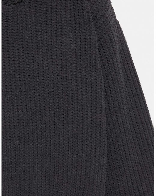 Pull&Bear Gray – chenille-kapuzenpullover