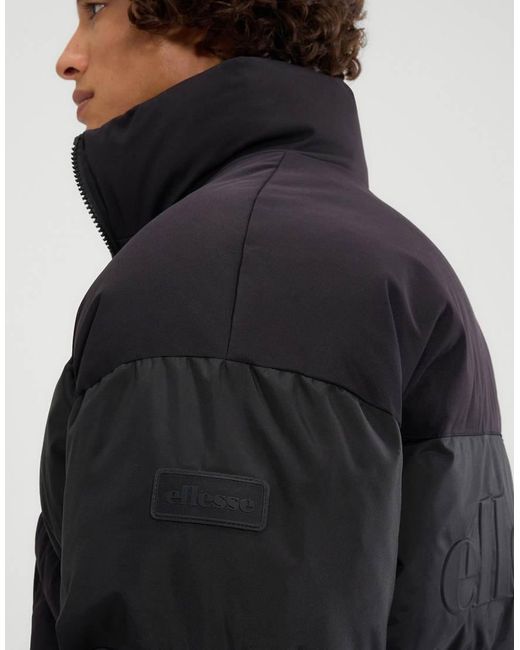 Ellesse Black Bondone Padded Jacket for men