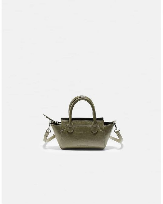 Stradivarius Green Mini Crossbody Bag