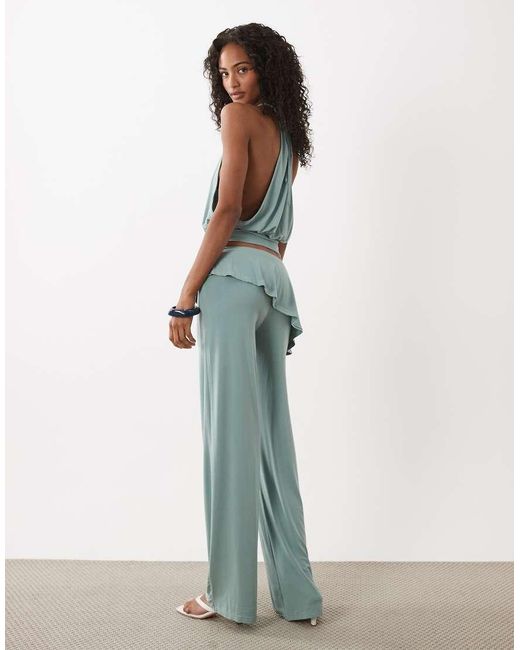 Motel Blue Sakano Wide Leg Pants