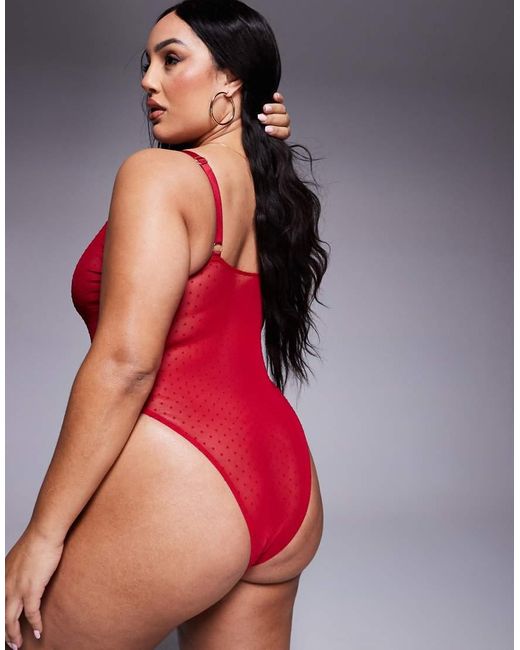 Asos Design Curve di ASOS in Red