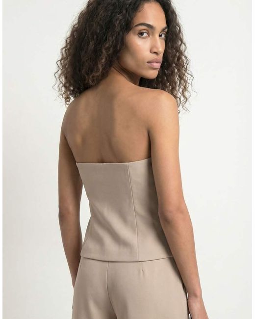 HYPEDROP Natural Bandeau Top