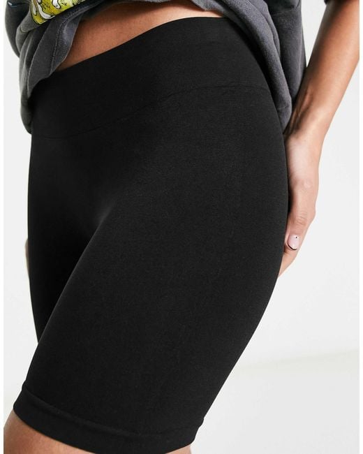 ONLY Black Seamless Legging Shorts