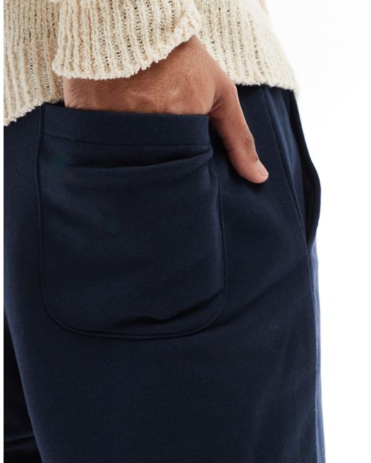 Short molletonné coupe ample Jack & Jones pour homme en coloris White