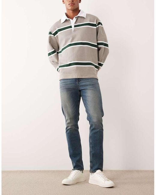 ASOS Gray Skinny Jeans for men