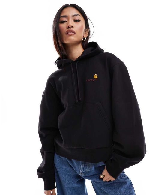 Carhartt Blue American Script Hoodie