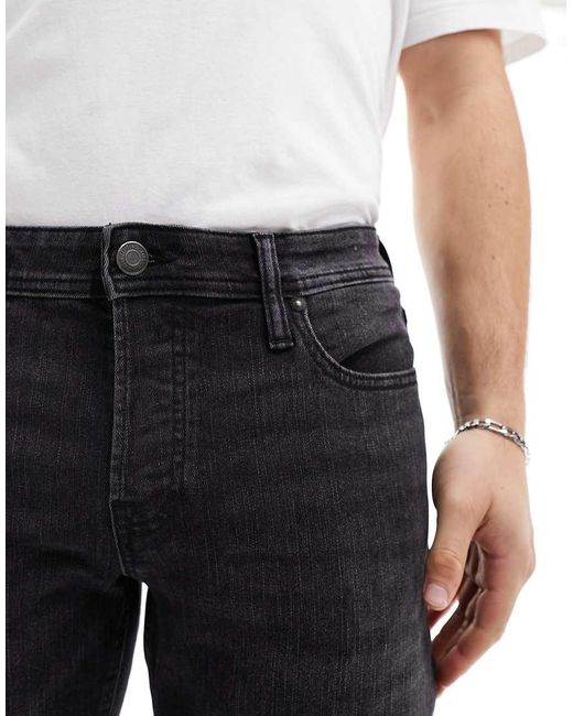 Jack & Jones Black Essentials Glenn Slim Fit Jean for men