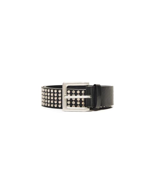 Bershka Black Studded Belt for men