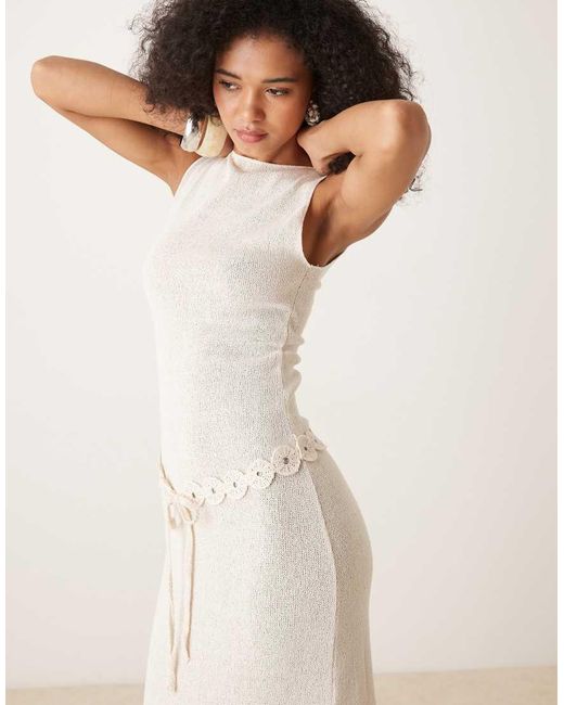 Vestito Midi di Mango in Natural
