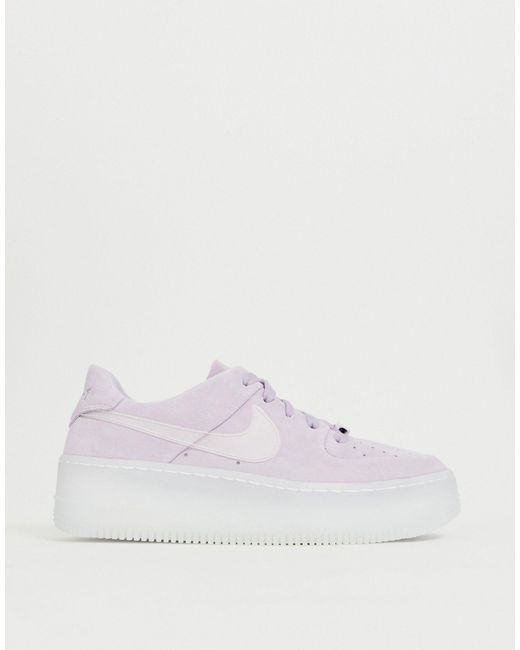 Ice Air Force 1 Sage - Baskets - Lilas Nike en coloris Violet | Lyst