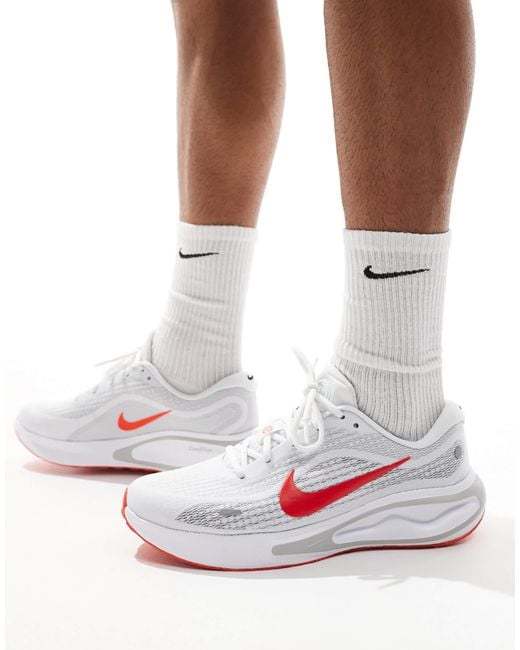 Nike White Journey Run Trainers for men