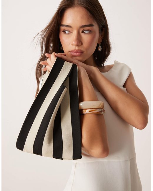 ASOS Brown Loop Through Clutch Bag