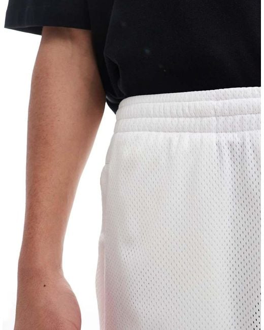 Nike White Club Mesh Shorts for men