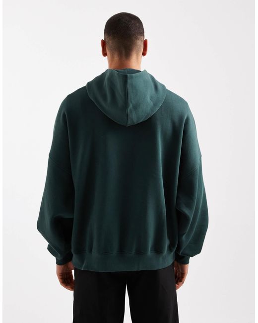 ASOS – basic-kapuzenpullover in Green für Herren