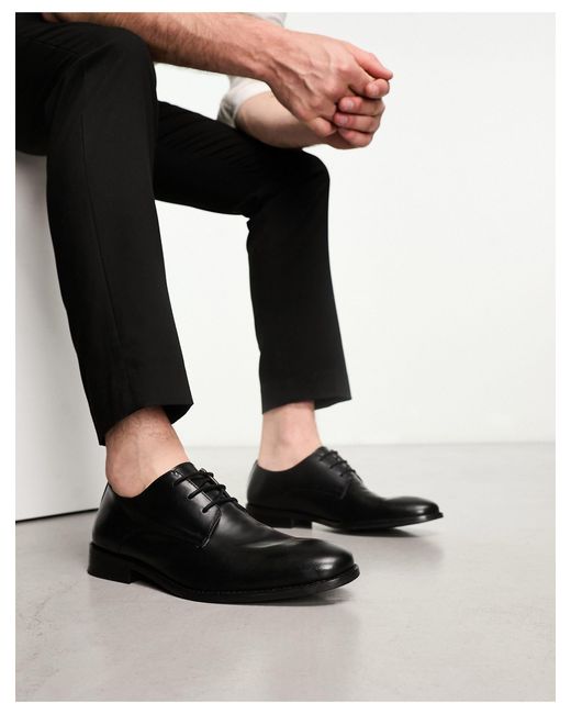 Chaussures derby élégantes en cuir à lacets French Connection pour homme en  coloris Noir | Lyst