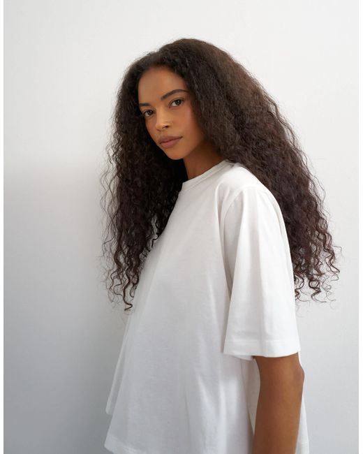 TOPSHOP White Trapeze Tee