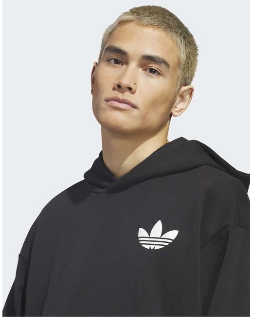 Adidas Originals Gray World Wide Hoops Hoodie