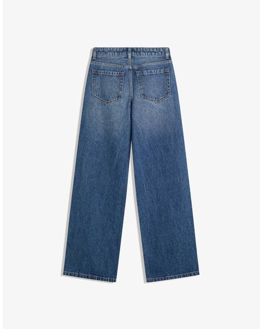Bershka Blue – gerade geschnittene jeans
