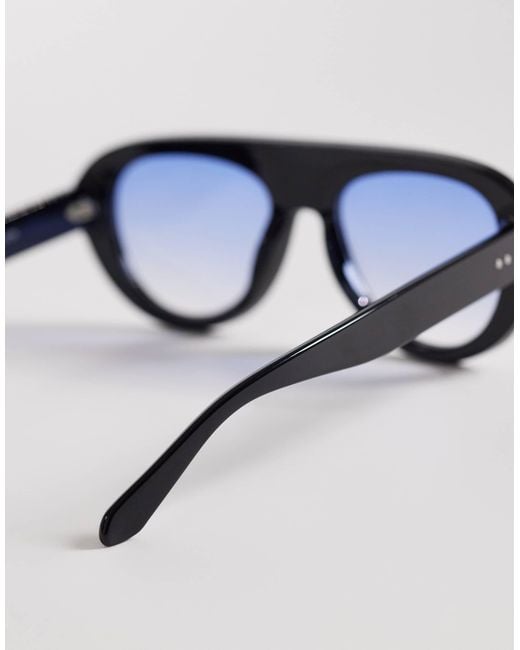 ASOS Blue Round Aviator
