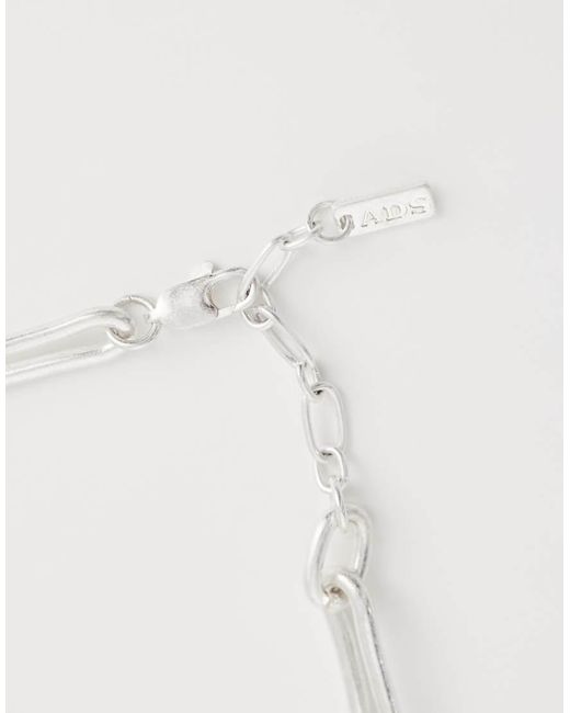 ASOS Natural Long Molten Link Bracelet for men