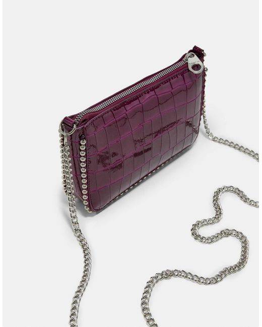 Stradivarius Purple Mini-tasche