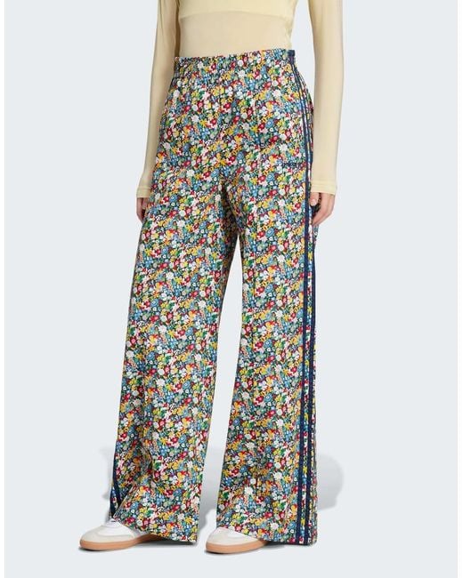 Adidas Originals Blue X Liberty London Wide Leg Track Pants