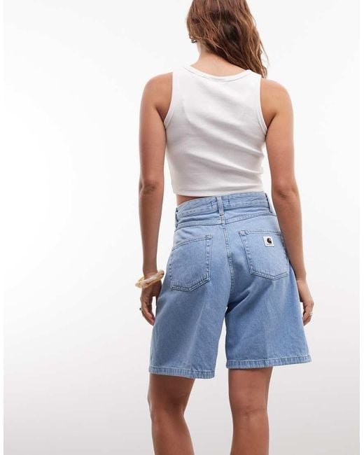 Carhartt Blue Alta Loose Fit Shorts