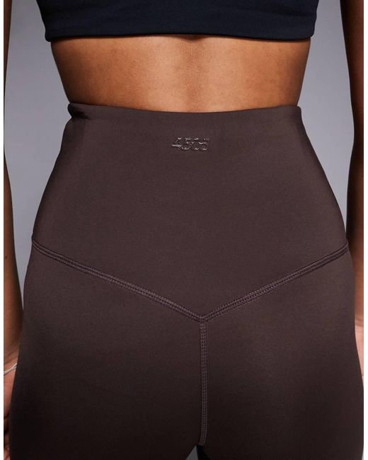 4505 Brown Tall Icon Bum Sculpt Gym legging With Inner Pocket