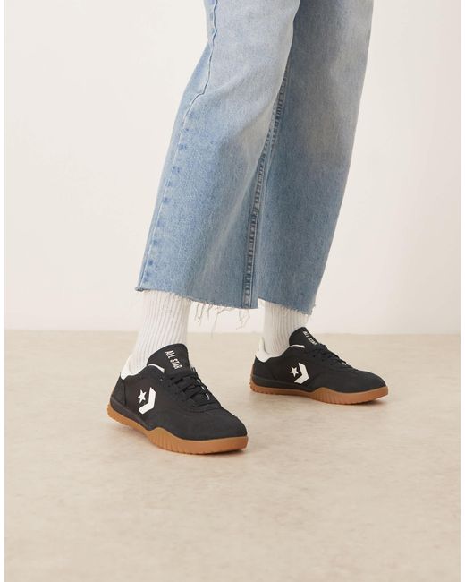 Converse Black Run Star Trainers