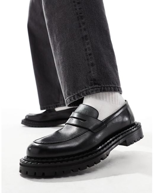 Jagger - mocassins en cuir à mors Walk London pour homme en coloris Black