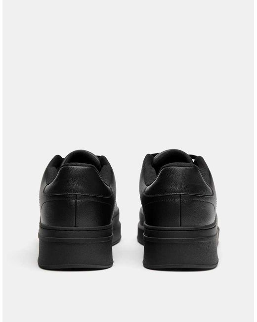 Pull&Bear Black Chunky Trainers for men