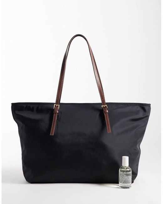 Mango Black Tote Bag