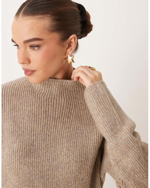 Abercrombie & Fitch Natural – strickkleid