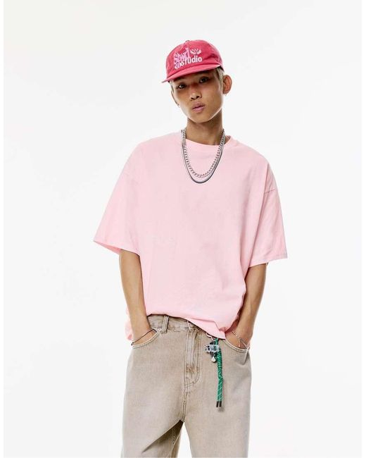 Stwd di Pull&Bear in Pink da Uomo