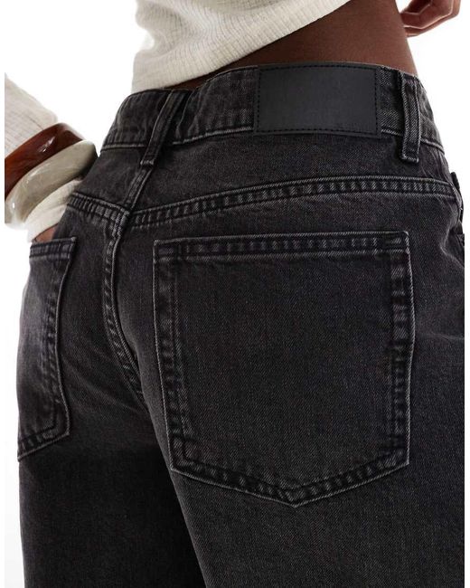 ASOS Black Denim Bermuda Shorts