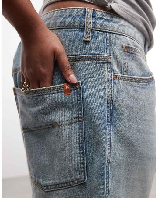 Collusion Gray Plus Loose Jort