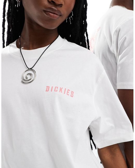Dickies White Short Sleeve Tiger T-shirt