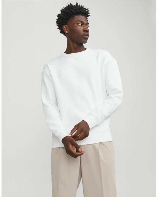 Jack & Jones White Sweatshirt for men