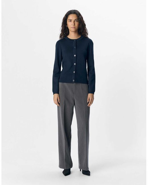 Object Blue – strickjacke