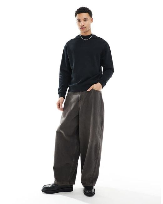 ASOS Blue Essentials Sweatshirt for men