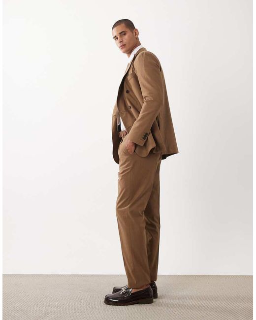 Mango Natural Oasis Tailored Trouser Co-Ord for men
