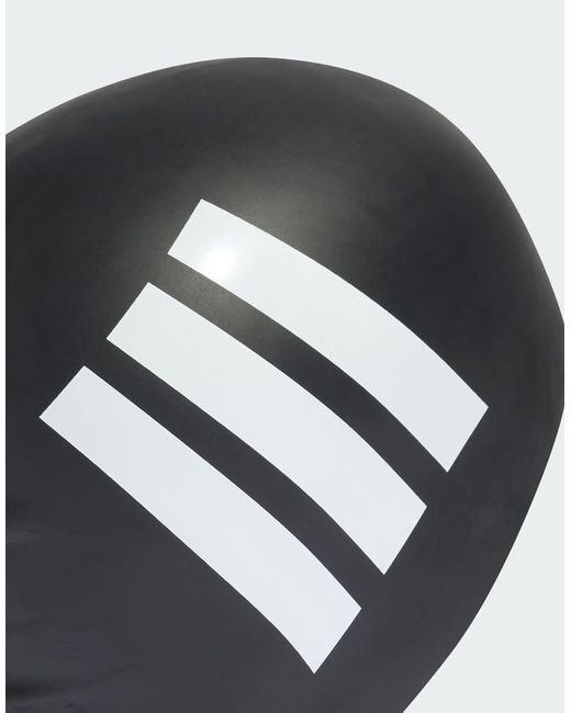 Adidas Originals Black Adidas Adults 3-Stripes Swim Cap