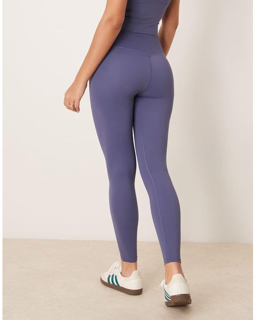 Leggings Azules Con Cinturilla De Pico Skinluxe De Tala de color Blue