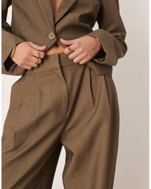 Y.A.S Natural High Waisted Tailored Trousers Co-Ord