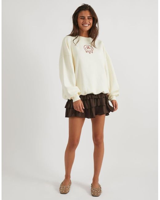 Skinnydip London White London Whatever Sweatshirt
